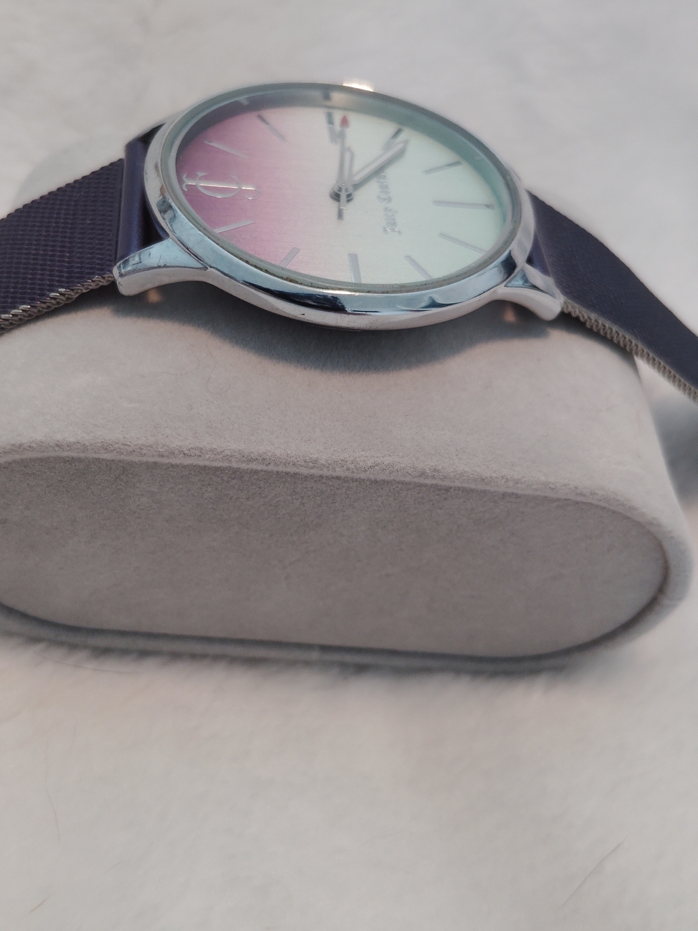 Juicy Couture Black Label Gradient Dial Mesh Strap Purple/Teal Women's Watch - Picture 5 of 9